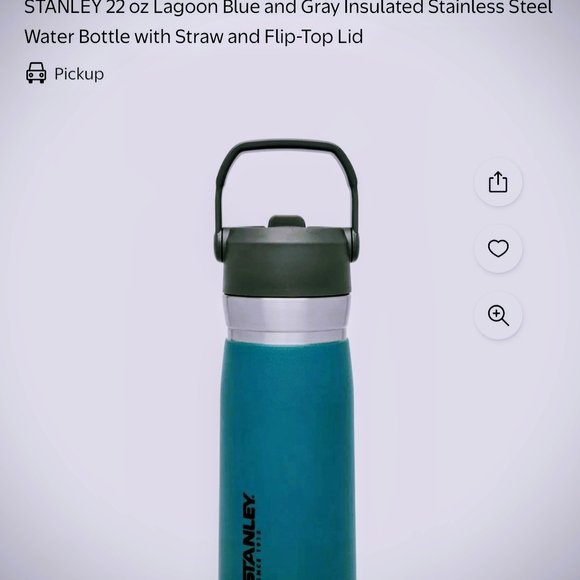 Stanley Teal Insulated Bottle with Handle - Picture 5 of 7